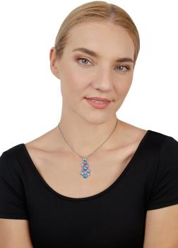 Hellblau - Shopping Drops - Halskette von Konplott